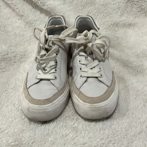Rag & Bone White RB Army Low Sneakers